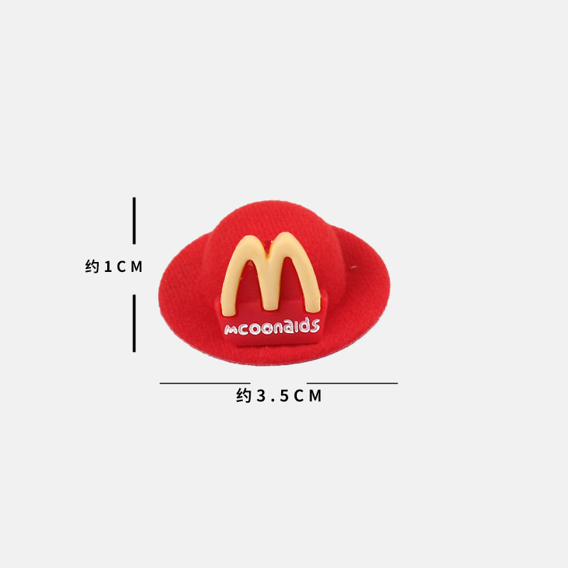 Housedoll accesorios muñeca corbata McDonald sombrero McDonald Highland corbata mini diy image 14