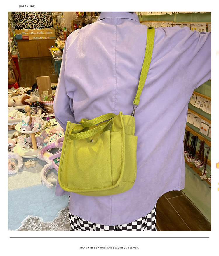 ins Japanese and Korean lazy sail bag, large-capacity hand-held shoulder crossbody bag, female college students' class handbag trend undefined