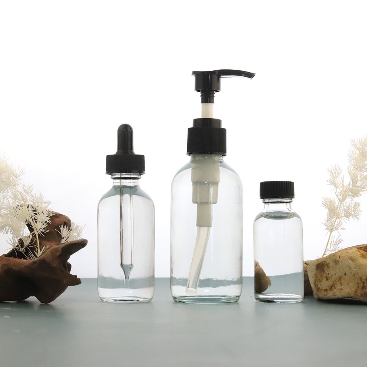 批发波士顿瓶15ml玻璃瓶洗手液瓶透明玻璃精油瓶乳液喷雾分装瓶