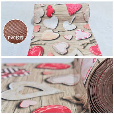 Waterproof non-slip PVC floor mat shopping | Avtomobil döşəmə paspasları - 6d-heart-to-heart-06-meters-wide-take-a-few-pieces-and-send-a-few-meters