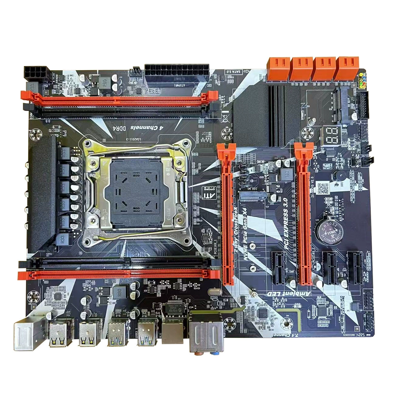 Новая материнская плата X99 DDR4 с оригинальным чипом, сокет 2011-3, настольный компьютер, поддержка процессоров E5 v3/v4, для игровых сборок, множественные слоты