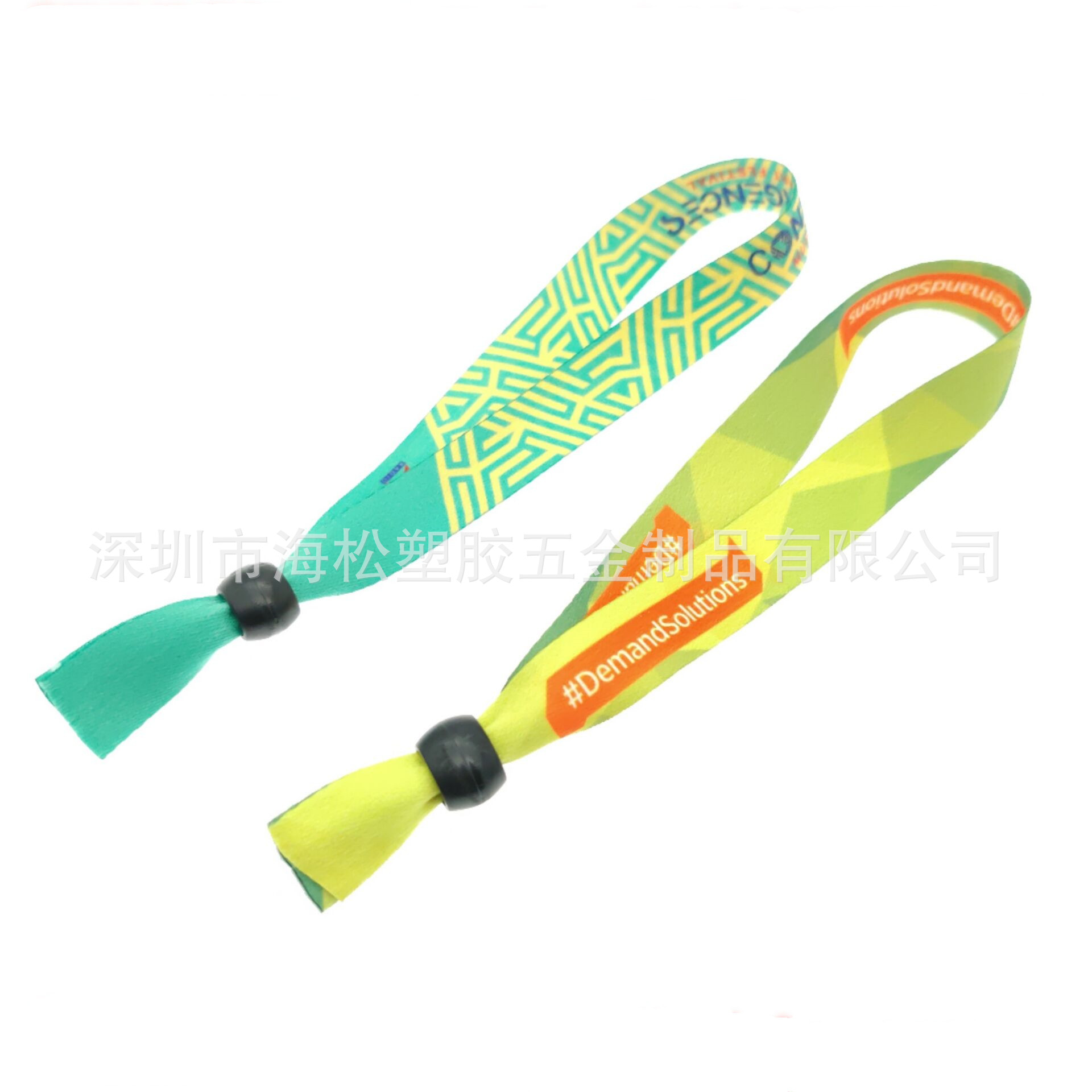 工厂销售 一次性腕带扣 椭圆型珠子扣 八刺单向滑动扣 倒刺扣