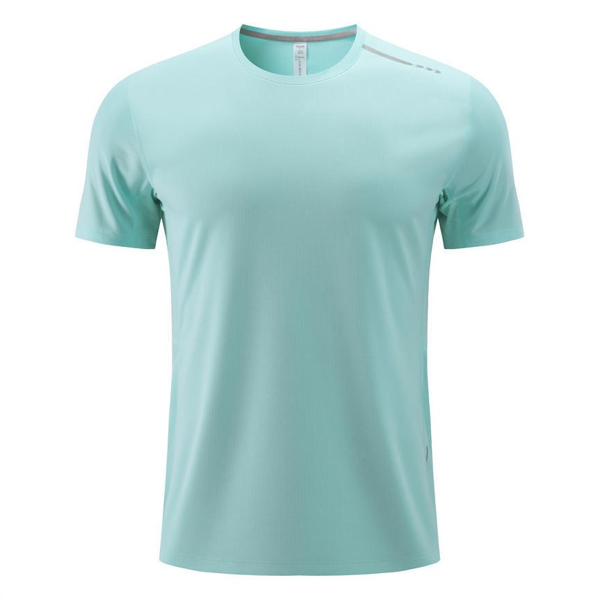 Correr camiseta de secado rápido logotipo impresa al aire libre ropa de trabajo fresca camiseta cultural de manga corta publicidad ordenada