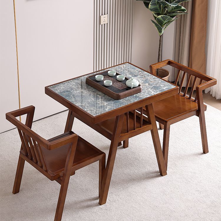 Hao Gang sala de estar ocio mesa de té tabla de combinación de muebles de almacenamiento cuadrado pequeño balcón silla de roca doméstica