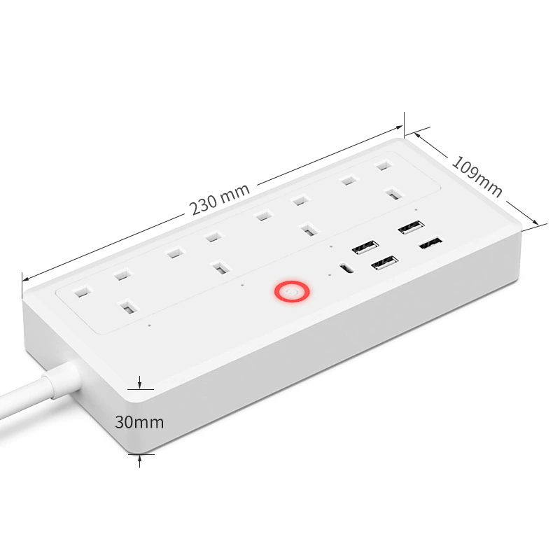 Graffiti smart socket wifi smart socket USB Type-C multi-function charging wifi intelligent plug