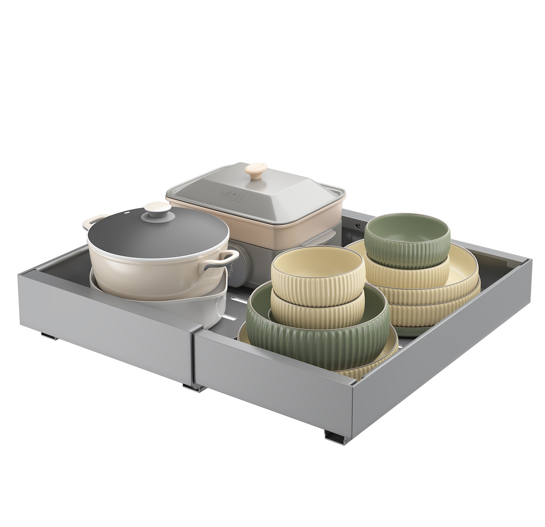 Cajón retráctil del gabinete de cocina canasta de extracción de artículos diversos bandeja de almacenamiento de estante de almacenamiento de ancho ajustable sin agujeros