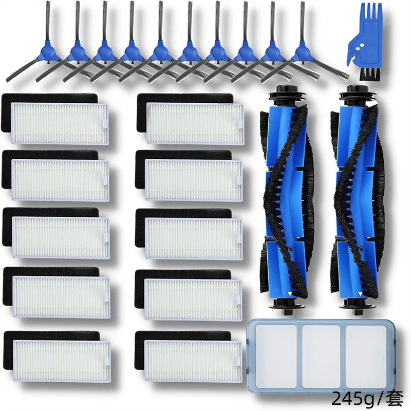 Conveniente para los accesorios del barredor de eufy cepillo lateral 11s 15C 30C 35C cubierta principal del cepillo del rodillo cepillo lateral Pantalla de filtro de eficiencia primaria