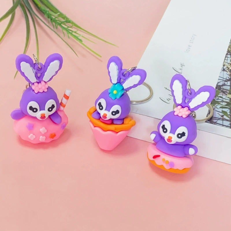 Creative variable cartoon keychain, car keys, pendant, Birthday gift