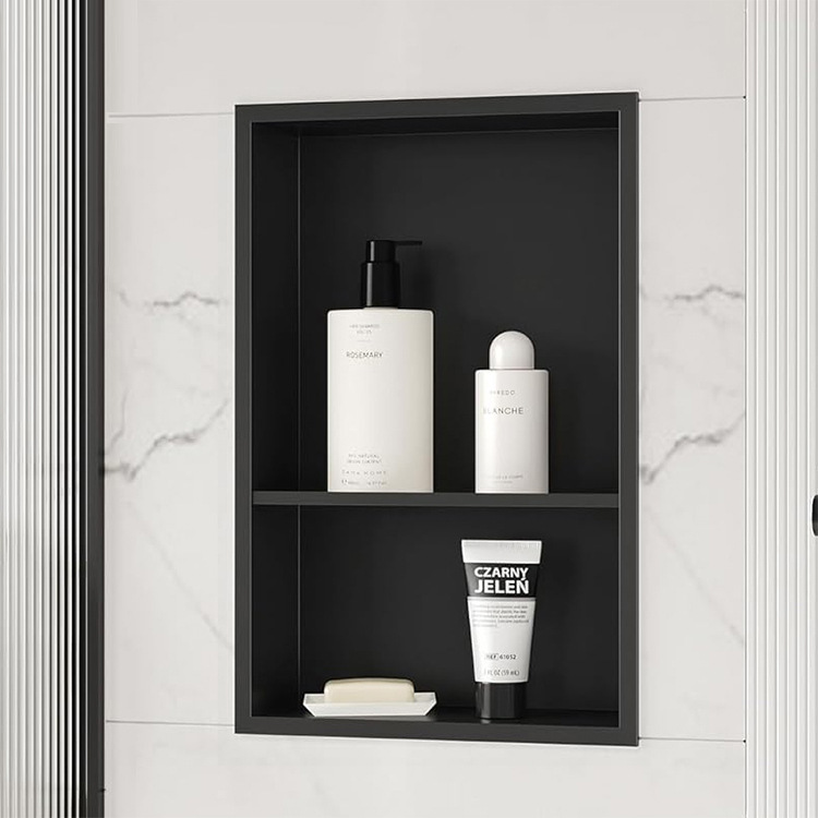 304 Stainless Steel Niche Bathroom Metal Luminous Shower Room Storage Finished Product Light Luxury Niche 304 Stainless Steel Niche Bathroom Metal Luminous Shower Room Storage Finished Product Light Luxury Niche