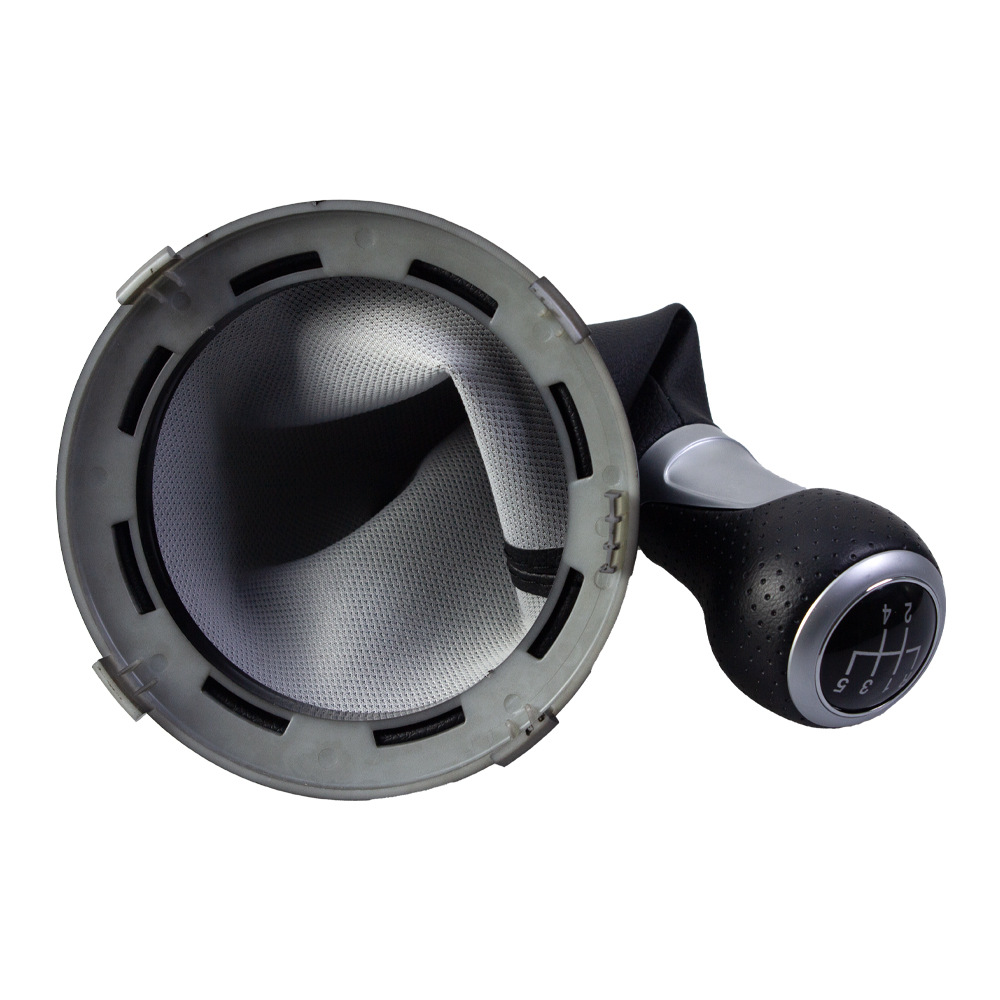 Cross-border suitable for Volkswagen GOL G4 G5 car handlebar silver ring 5-speed shift handball gear head interior accessories