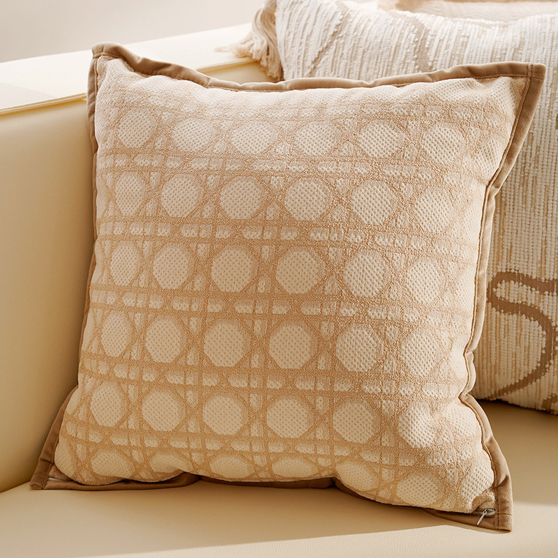 Cream-wind lujoso almohada de soporte de alta calidad, cojín de sofá de sala de estar, cojín de cabecera del dormitorio, funda de almohada con núcleo image 36