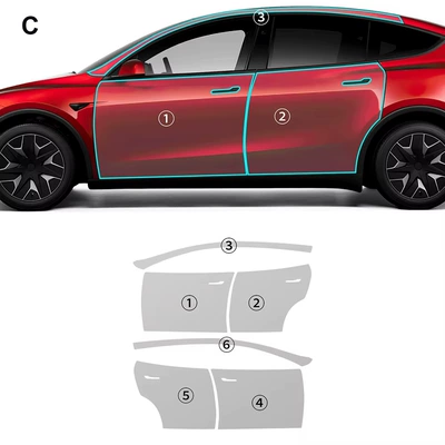 Car paint protective film Model Yl, Pre-Cut Full Vehicle-Specific - package-three-model-yl