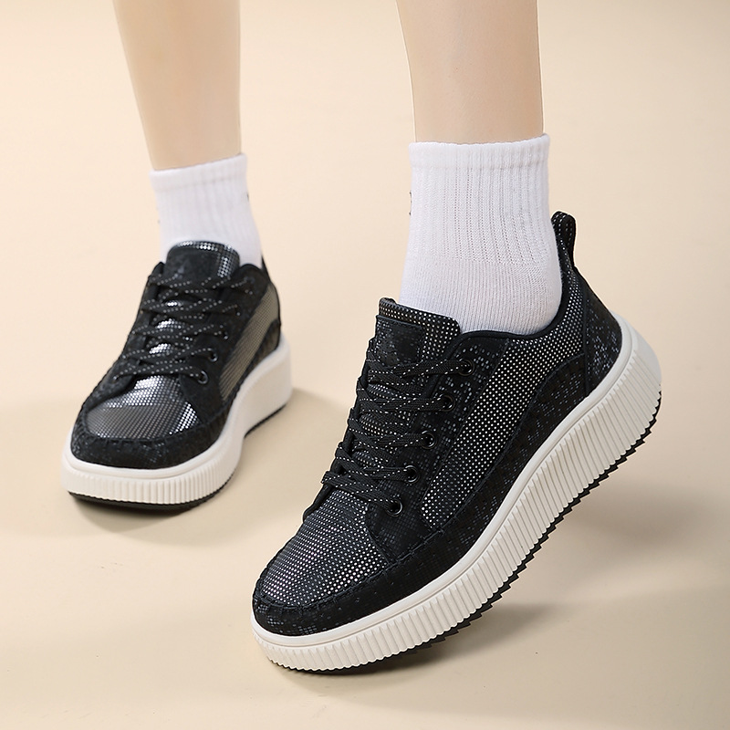 Zapatos casuales de cuatro estaciones, zapatos altos, zapatos desnudos, zapatos deportivos de moda de mujer, comercio exterior transfronterizo, tamaño grande