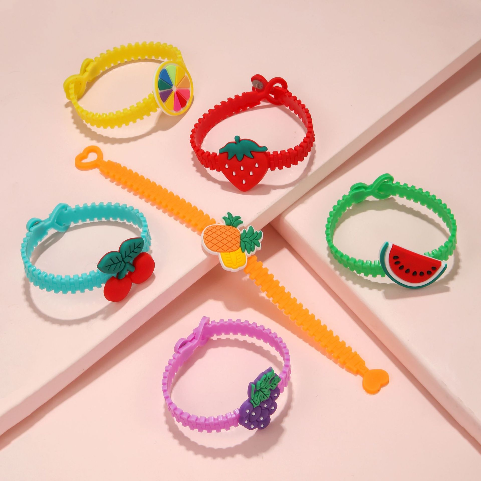 Cute Fruit Pvc Epoxy Kid's Wristband 1 Piece display picture 1