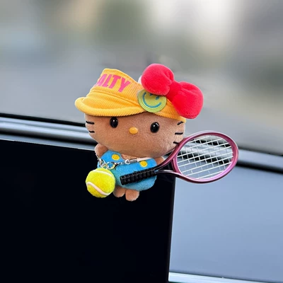 Decorations, Cute Kitty, Car ornaments - tennis-doudouyan-kt
