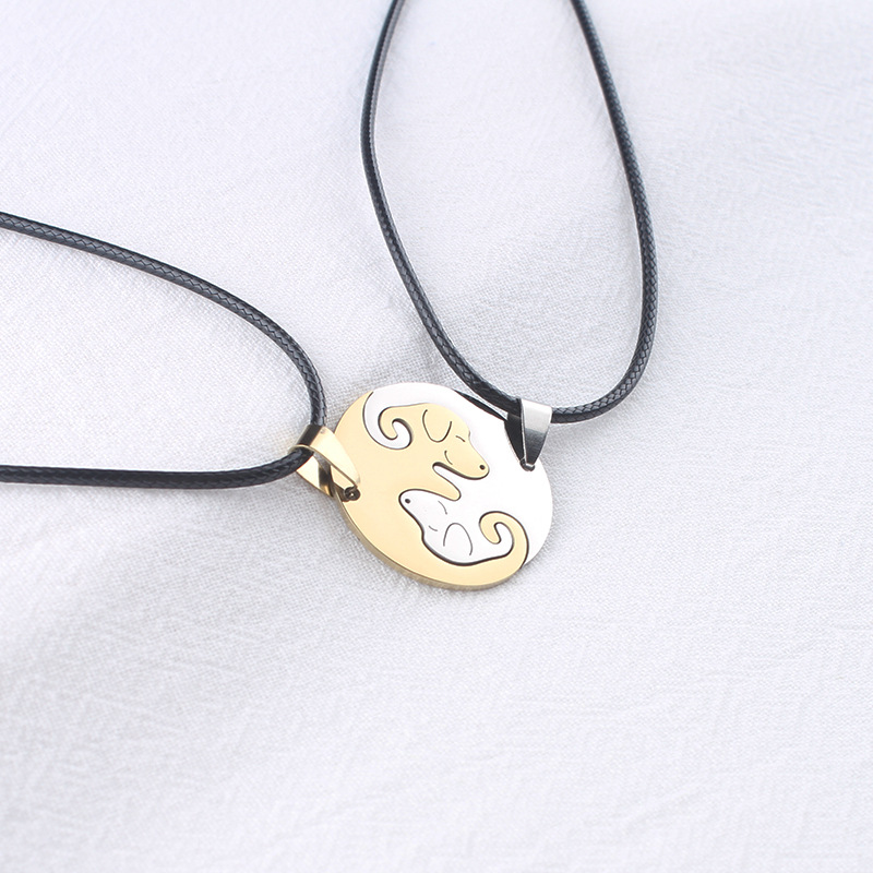 황금 개 한 쌍 + 밧줄 두 개