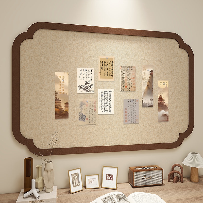Chinese-style felt board photo display wall, photo frame combination, cork board, creative photo wall background board, felt wall sticker Chinese-style felt board photo display wall, photo frame combination, cork board, creative photo wall background board, felt wall sticker