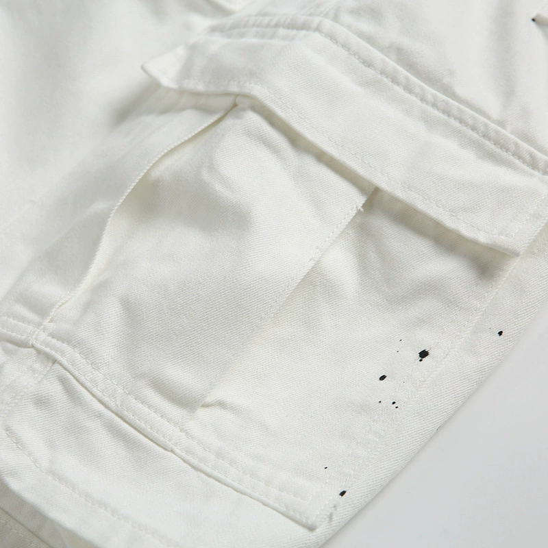 Summer shorts, trousers, American style, loose straight fit