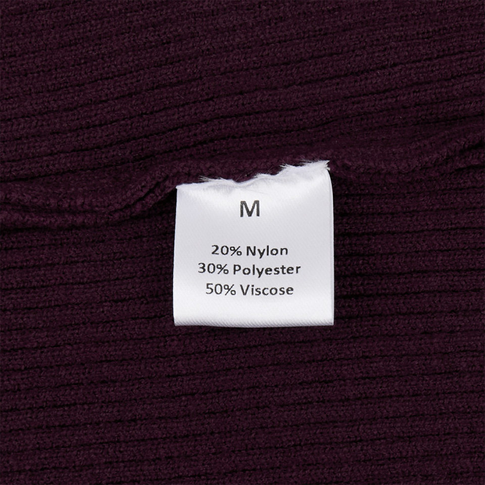 Bộ hai món áo cardigan dệt kim cổ chữ V gân sọc dài tay và chân váy dài cạp cao — Màu be, Màu tím chi tiết 15