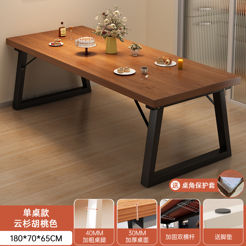 Mesa de comedor Hogar Estilo industrial Restaurante Bar Tienda de barbacoa Tienda de té con leche Mesas y sillas cuadradas Comedor Mesa y sillas comerciales Combinación