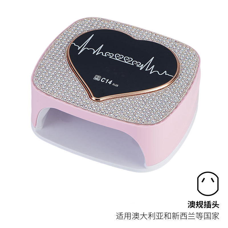 Lámpara de manicura transfronteriza 308W alta potencia manicura luz de fototerapia almacenamiento manicura tienda de manicuras manicuras manicuras pegamento manicuras manicuras asado luz