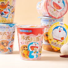 越南进口joen韩式拉面辣芝士味方便面速食泡面小杯面 哆啦A梦联名