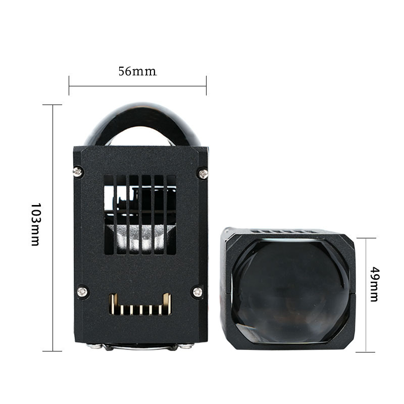 Nuevo módulo de matriz de luz dual 55W LED corto de 1,8 pulgadas modificado con luz alta y baja superbrillante del faro de automóvil de nueva energía