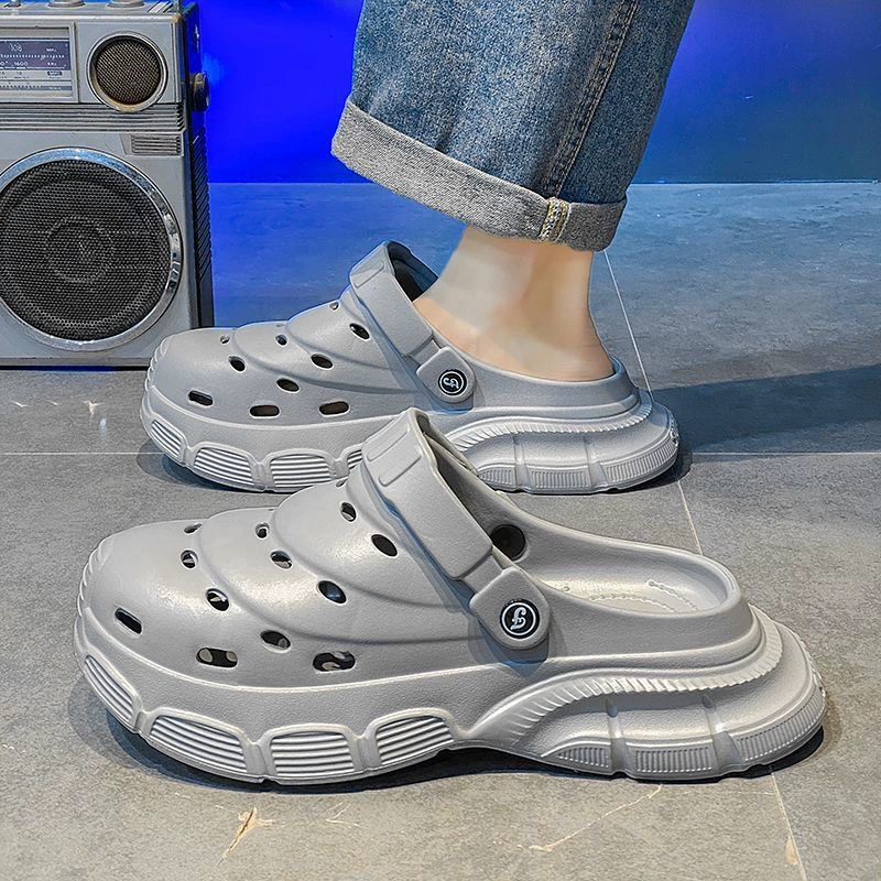 Мужские уличные сабо, мужские шлепанцы, мужская пляжная обувь, мужские домашние тапочки, мужские сандалии, сандалии, женские тапочки, мужские