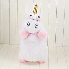 40CM卡通动漫黄人雪白独角兽独角马小马毛绒玩具玩偶Unicorn公仔