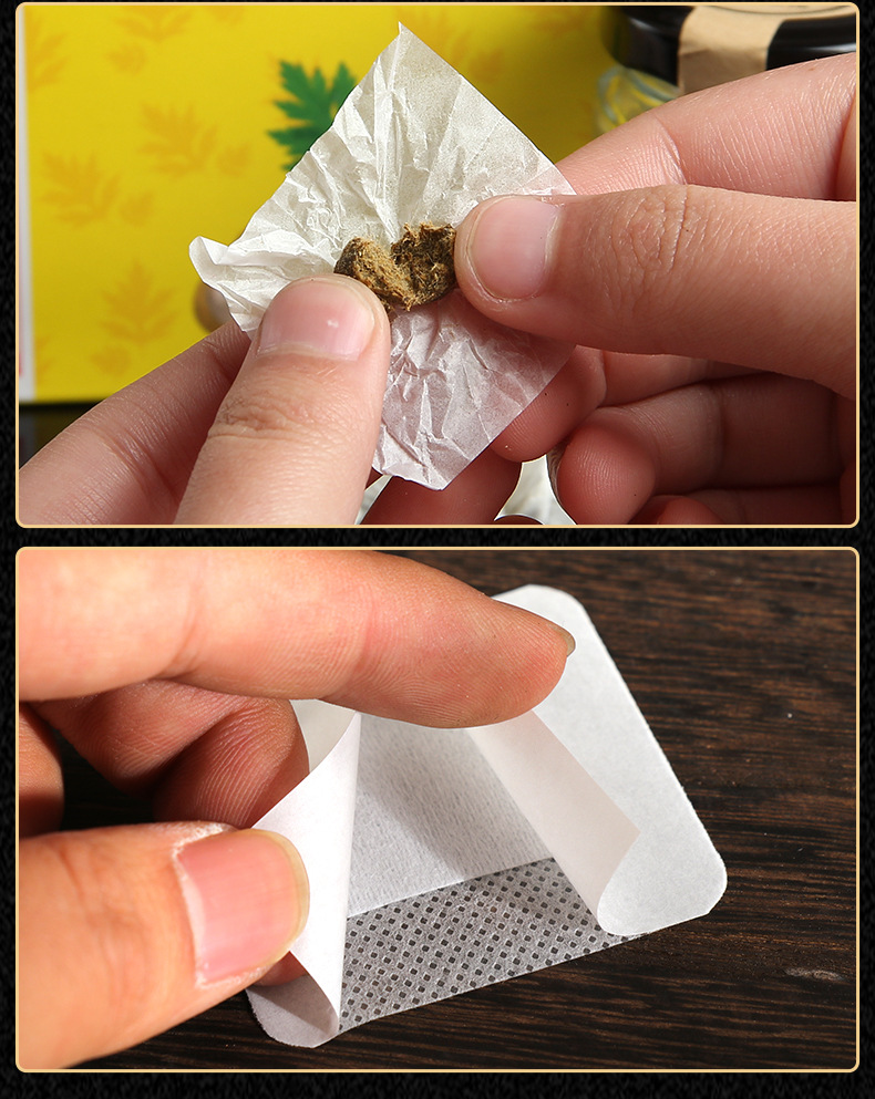 Mugwort Knee Patch Ai Cao Moxibustion Patches 20 Patches per Box for Home Warm Care details