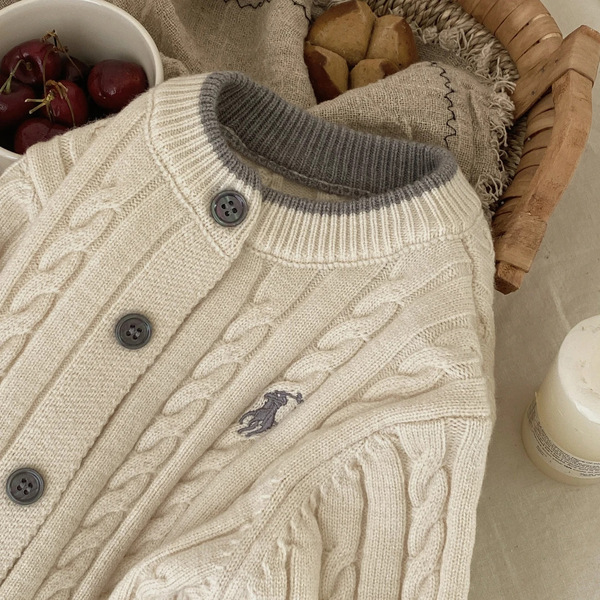 knitted demi-season autumn sweater for boys