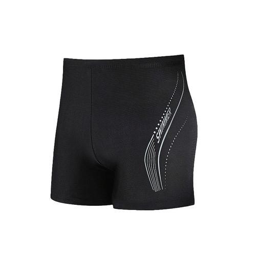 Men's Swim Trunks Men's Beach Swimming Briefs Men's Hot Spring Quick Dry Large Size Loose Professional Men's Swimwear 