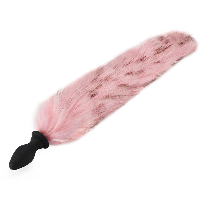 Sexy reemplazable Fox cola de silicona vibración anal plug back corte masturbación SM suministros para adultos entrega al por mayor