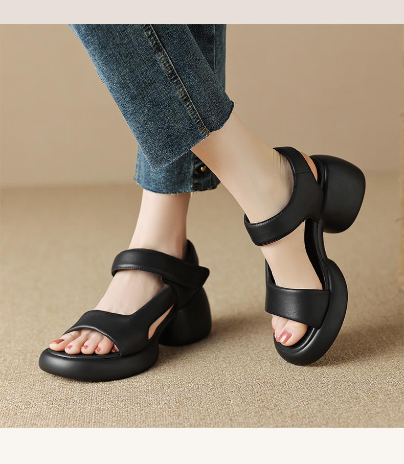 E1651 2120K GIÀY CAO GÓT NỮ CHETDI MÙA HÈ ĐẾ CAO GIÀY DÉP NỮ G05 SẢN PHẨM MỚI