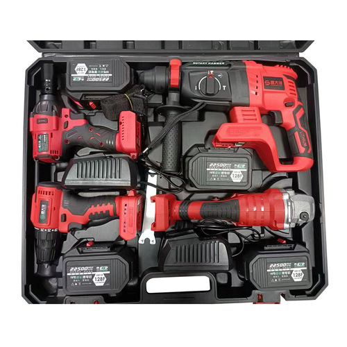 Electric tool set of four pieces Electric tool set Lithium battery set Electric screwdriver Electric tools New product