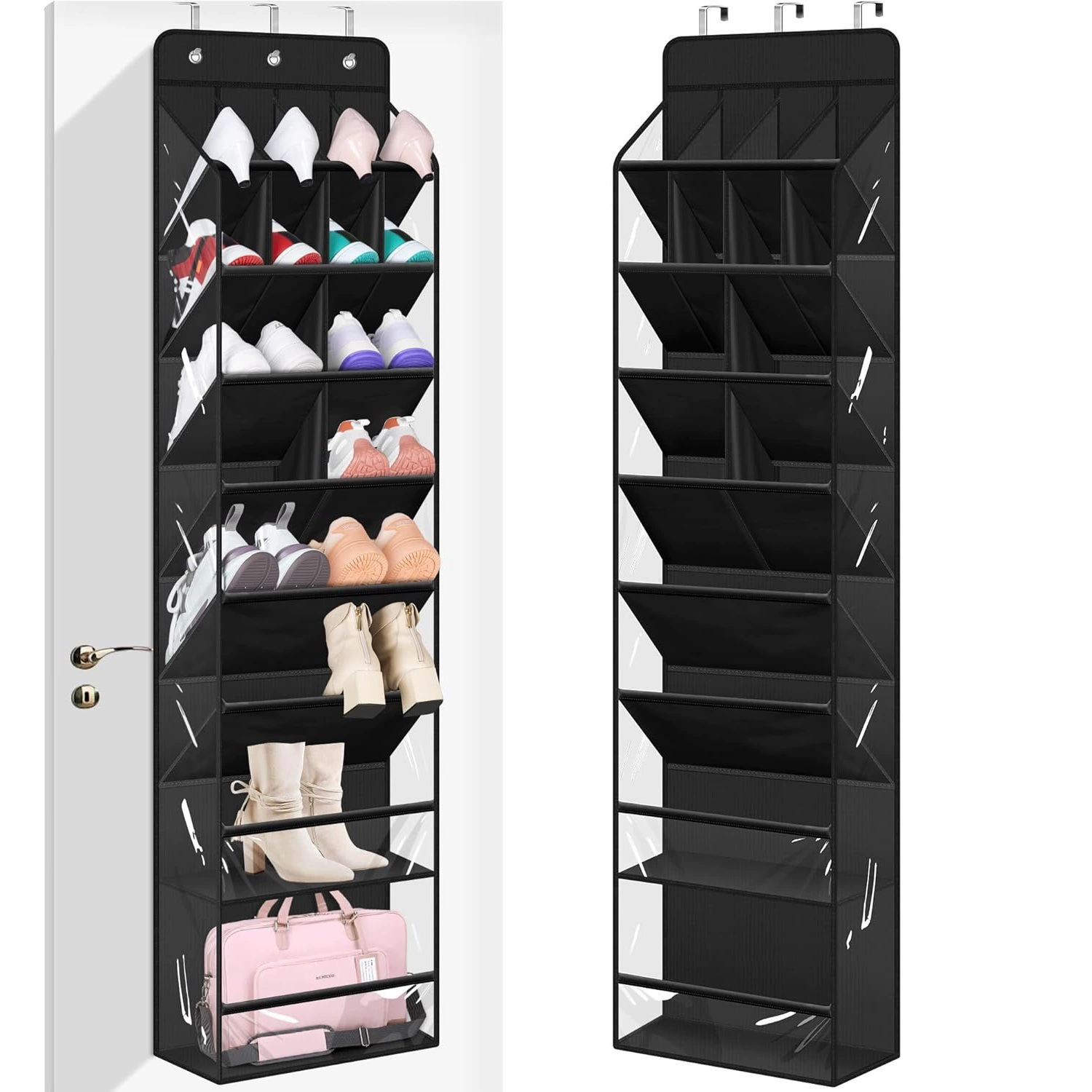 Over-door Shoe Rack Simple 4+4+4 from Yomiego