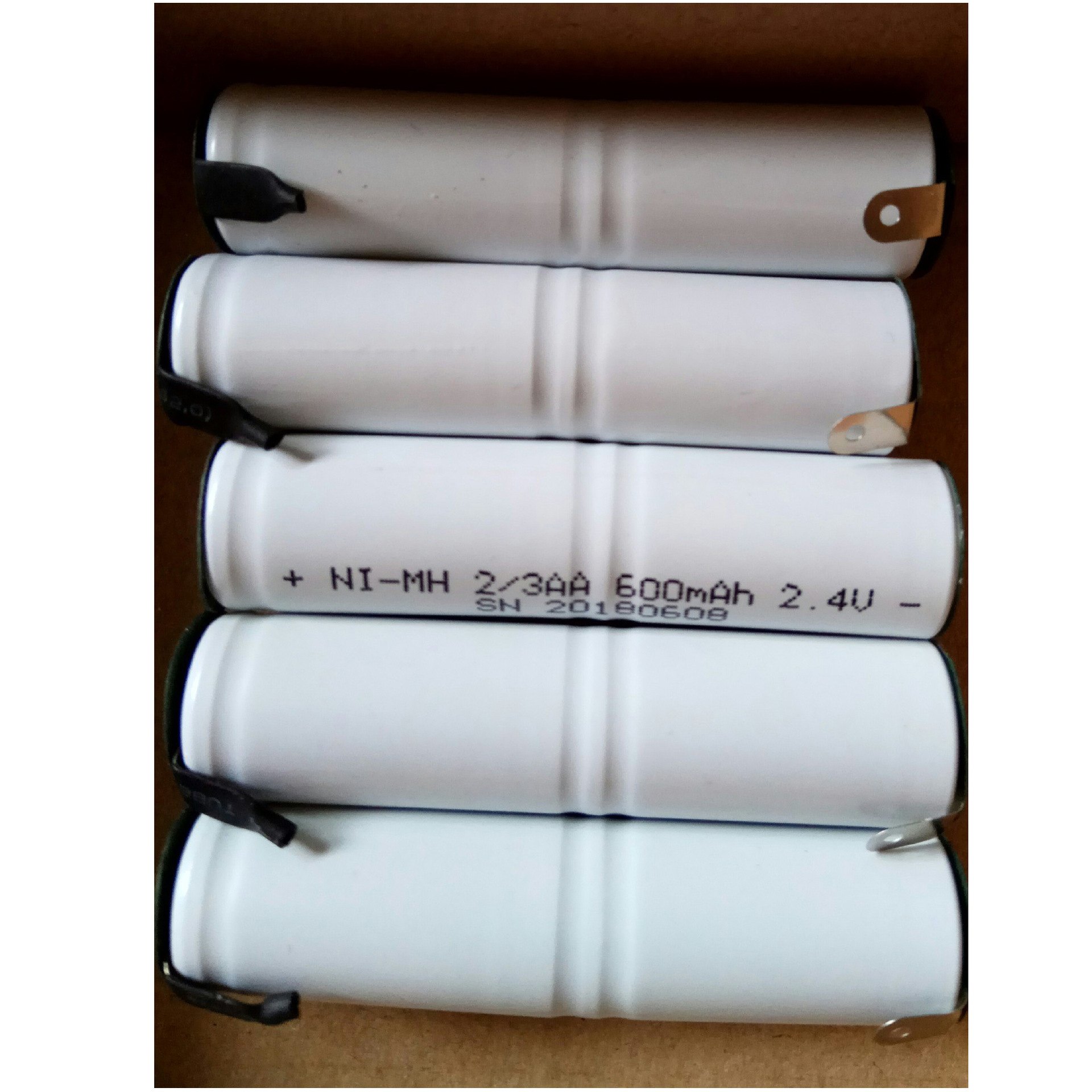 SANIK电池 应急灯电池NI-NH 2/3AA 600MAH 2.4V镍氢电池1