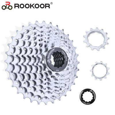 Rookoor Bicycle Flywheel 8 11-32T silvery Road vehicle Cassette Cone Spare parts gear wholesale