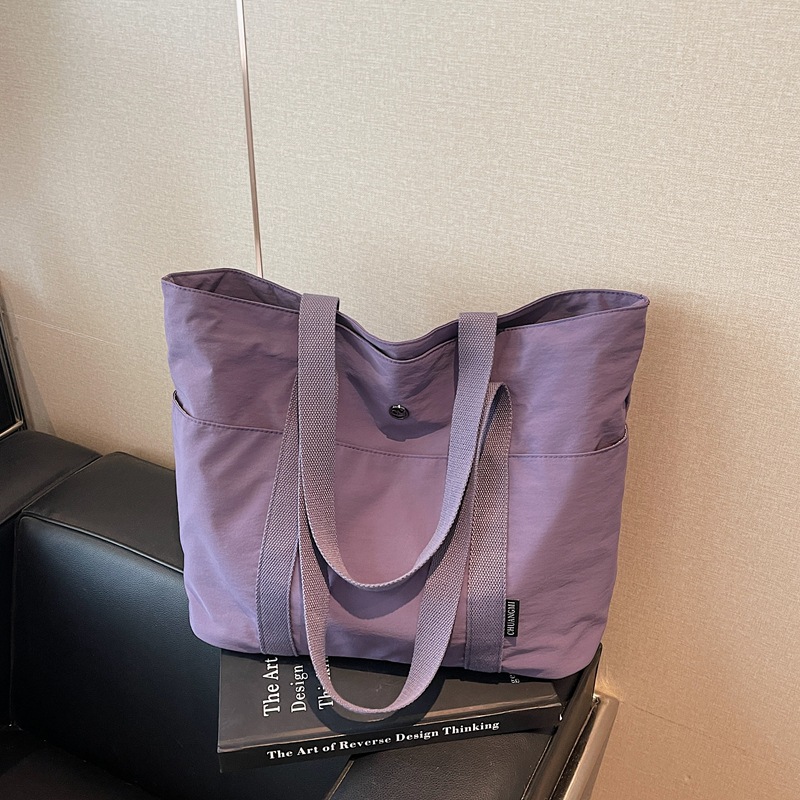 Bolsa de Mano Escolar de Nylon de Gran Capacidad para Uso Diario