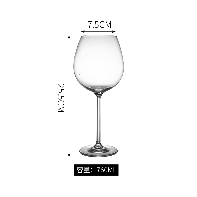 Tazas de vidrio creativas de vidrio casero sin plomo cristal tazas de vino europeas logotipo tazas de cóctel