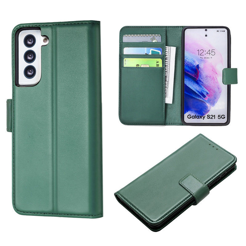 Factory Supply Suitable for Samsung Galaxy S21 Plus Wallet Stand Mobile Phone Case Flip Phone Protective Case