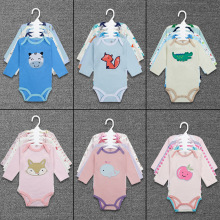 2024亚马逊wish跨境批发婴儿哈衣长袖carters的外贸童装秋季衣服