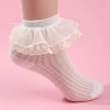 Customized white lace socks 10