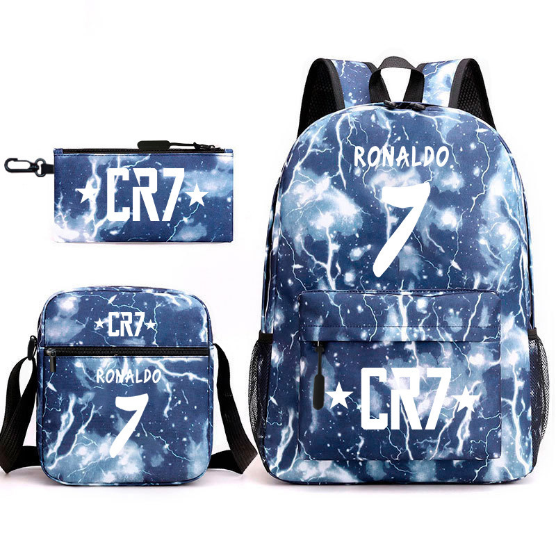 Mochila de tres piezas, mochila para hombres y mujeres, mochila a prueba de salpicaduras [una también es precio al por mayor] mochila de espalda protectora