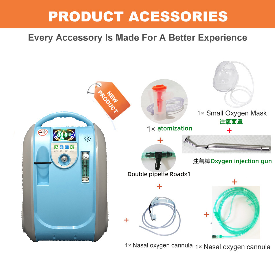 Oxygen meter outdoor oxygen bar car oxygen generator negative ion air purifier oxygenator oxygen booster travel plateau