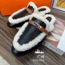 2023�ﶬ����ë���^��Ь���ϑ���Ь������ЬŮ�⴩ƽ�����ë��Ƥ