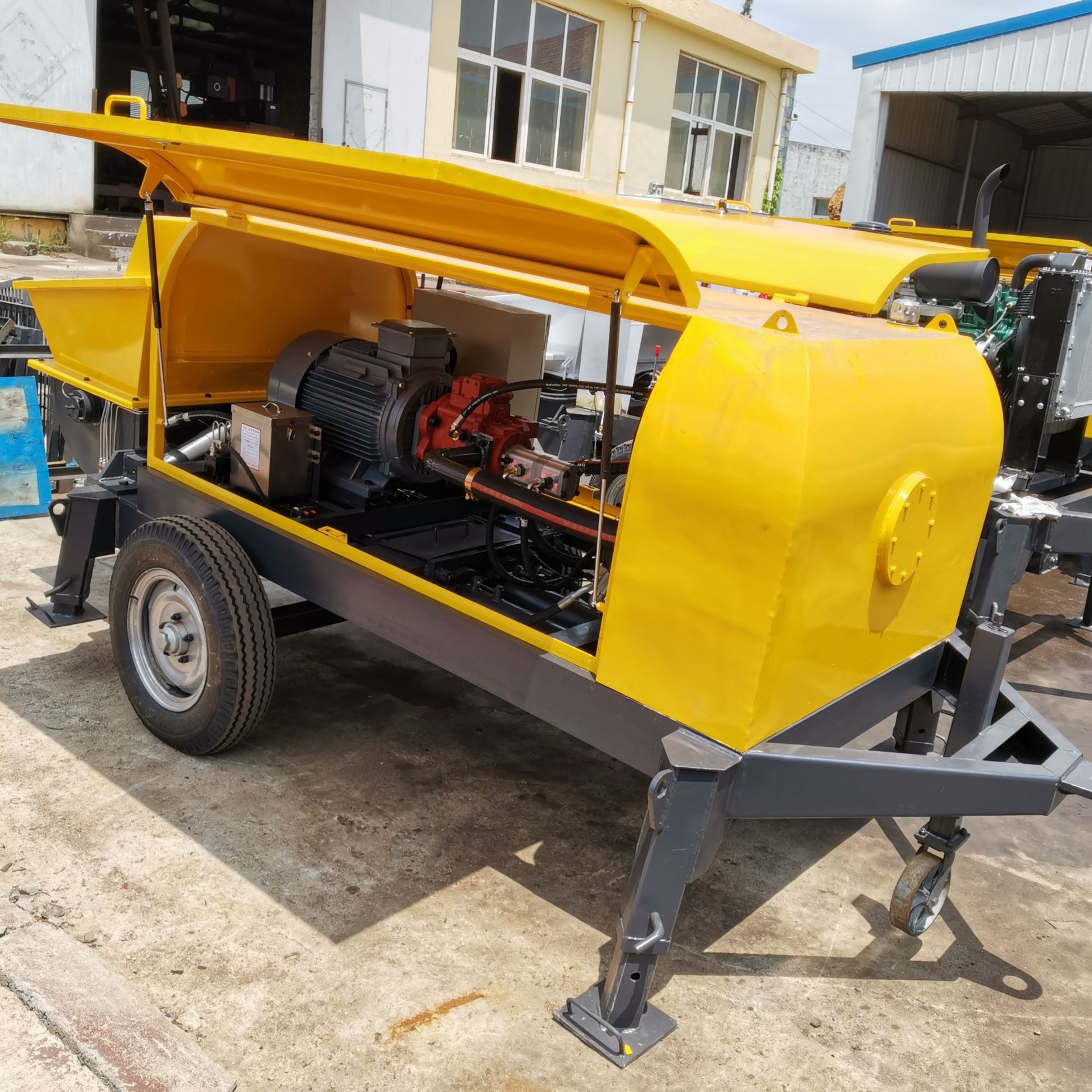 拖泵 HBT40电动混凝土拖泵 40S混泥土拖泵 细石砂浆托泵 拖泵批发