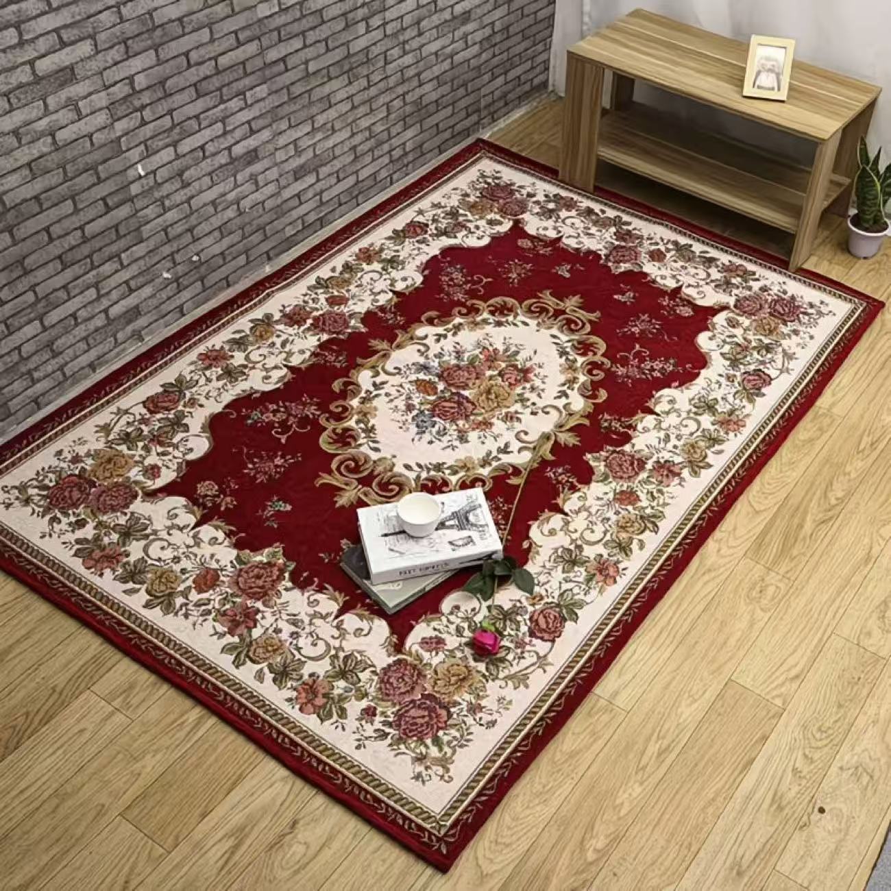Vintage Boho Bettwäsche Europäischer Stil Eisseide Steppbett_voghion.com