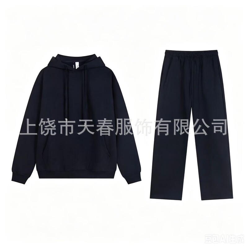 Ss Autumn and Winter American-Style Sports Hooded Sweatshirt with Headband L0G0 Logo Loose-Fitting Unisex Sweatshirt Set Ss Autumn and Winter American-Style Sports Hooded Sweatshirt with Headband L0G0 Logo Loose-Fitting Unisex Sweatshirt Set