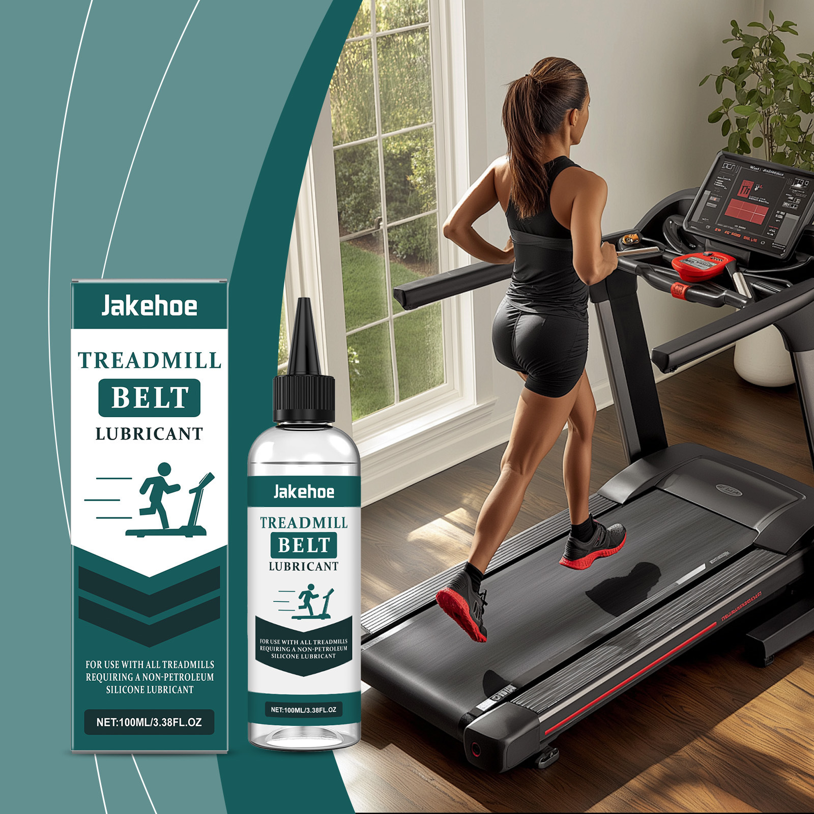 Jakehoe lubricante de cinta de correr accesorios de equipos de fitness domésticos lubricante de cinta de correr aceite de cuidado general